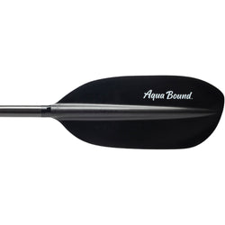 Aqua-Bound Shred Carbon Whitewater 1-Piece Kayak Paddle blade back