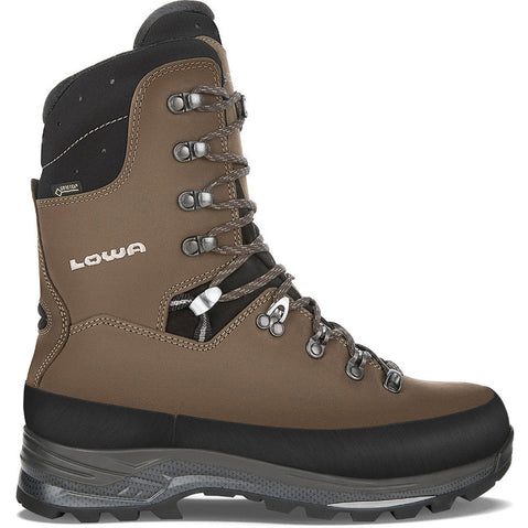 Lowa Tibet GTX Hi Backpacking Boots in Sepia/Black side