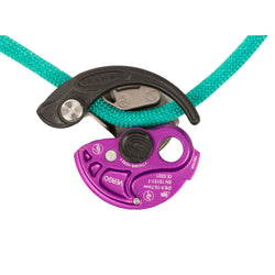 Trango Vergo Belay Device in Purple strap