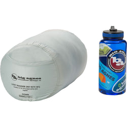 Big Agnes Lost Ranger 3N1 0 Degree Down Sleeping Bag in Mercury/Tangelo stuffed