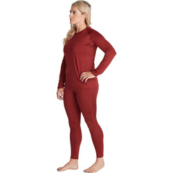 NRS Women's Lightweight Pants in Vino model front