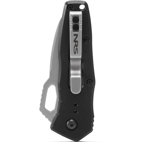 NRS Photic Knife in black folded