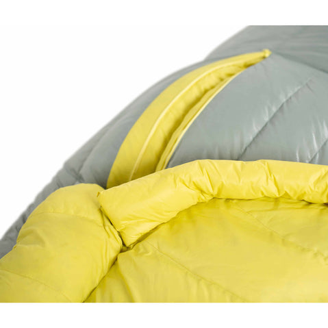 Nemo Women's Riff 30-Degree Down Sleeping Bag in Dorado/Lichen pocket