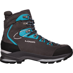 Lowa Women's Mauria EVO GTX Trekking Boots in Anthracite/Turquoise right side