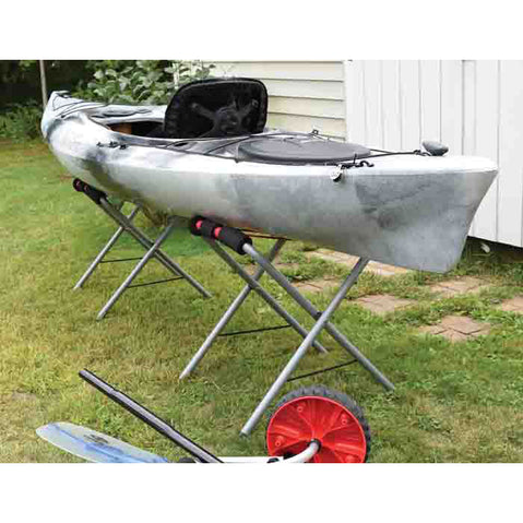 Malone Elevate Kayak Work/Storage Stand lifestyle