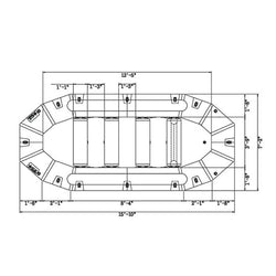 Star Inflatables Select Big Dipper 16 Self-Bailing Raft diagram