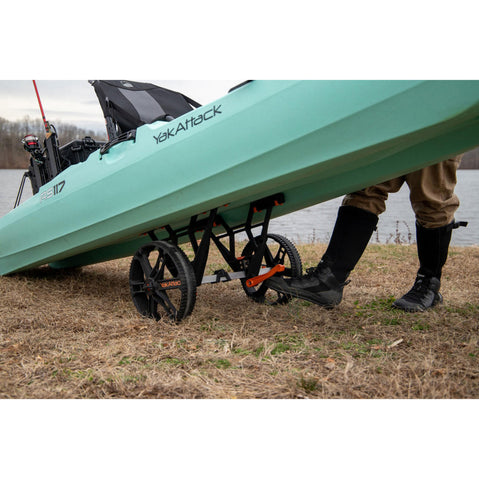 YakAttack TowNStow Bunkster Kayak Cart handle