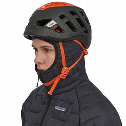 Patagonia Women's Micro Puff Hoody with a helmet