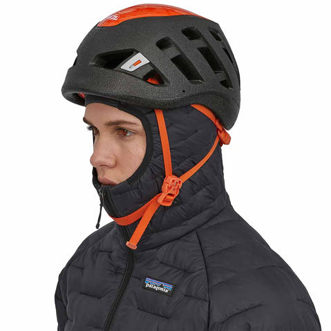Patagonia Women's Micro Puff Hoody with a helmet