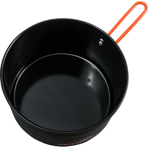 Jetboil 1.5L Ceramic FluxRing Cook Pot in Carbon open