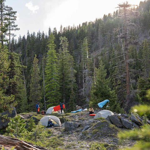 MSR Hubba Hubba LT 1 Person Backpacking Tent camp