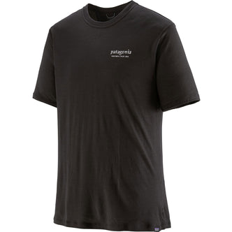 Patagonia Women's Cap Cool Daily Graphic Hoody in Heritage Header: Black front