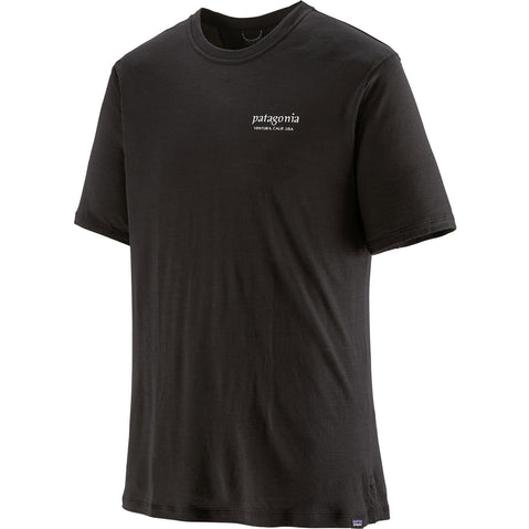 Patagonia Women's Cap Cool Daily Graphic Hoody in Heritage Header: Black front