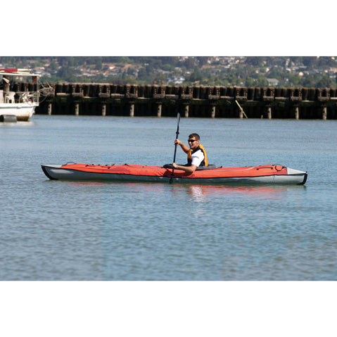 Advanced Elements AdvancedFrame Convertible Inflatable Kayak in use