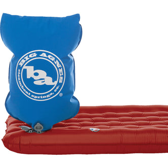 Big Agnes Rapide SL Double Wide Insulated Sleeping Pad in Orange pump sack