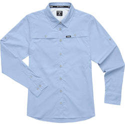 NRS Women's Caye Long Sleeve Shirt in Fog front