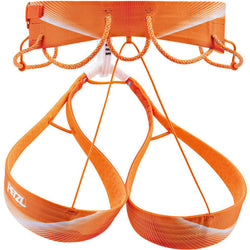 Petzl Sitta Climbing Harness in Orange/White back