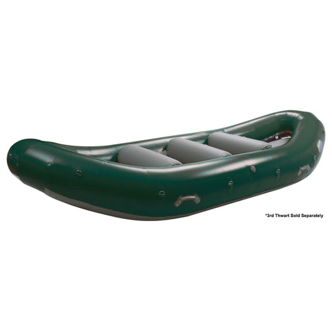 AIRE Super Duper Puma Self-Bailing Raft with 2 Thwarts in Green angle