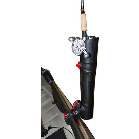 Hobie H-Rail Rod Holder installed on a kayak