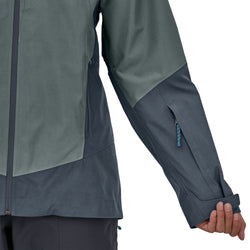 Patagonia Women's Storm Shift Jacket in Belay Blue model sleeve