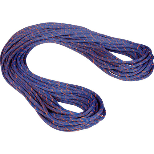 Mammut 9.0 Crag Sender Dry Climbing Rope in Ice/Sunrise angle