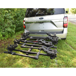 Malone Pilot HM4 Bike Hitch Rack installed on a car back