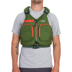 NRS Wrangler Lifejacket (PFD) in Forest model front