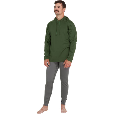 NRS Men's Lightweight Hoodie in Forest model front