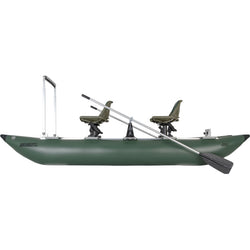 Sea Eagle FoldCat Pro Angler Guide Inflatable Fishing Boat Package side