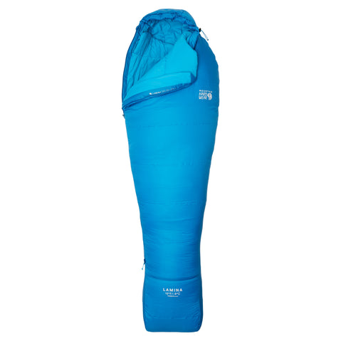 Mountain Hardwear Lamina 15 Degree Synthetic Sleeping Bag in Dark Compass open