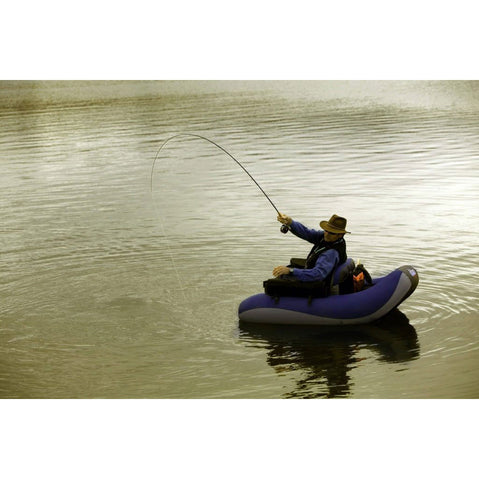 Outcast Prowler Float Tube in Navy lifestyle