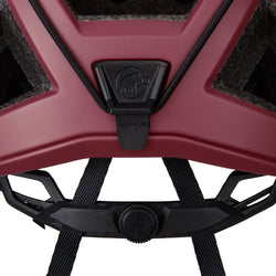 Mammut Crag Sender Rock Climbing Helmet in Blood Red detail