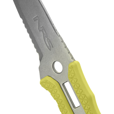 NRS Pilot Knife in Safety Yellow detail