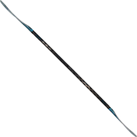 Aqua-Bound Aerial Major Fiberglass Straight Shaft 1-Piece Kayak Paddle in Blue full profile