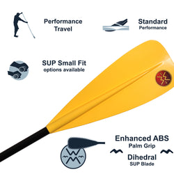 Werner Vibe 3-Piece Adjustable Stand-Up Paddle details