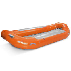 AIRE 136 Double-D Raft in Orange angle