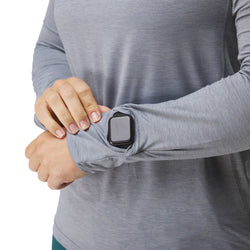 NRS Women's Silkweight Hoodie watch hole