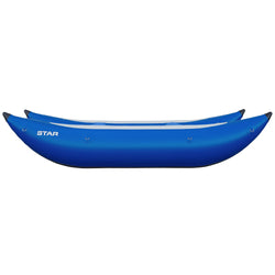 Star Slice 11 Paddle Cataraft in Blue side