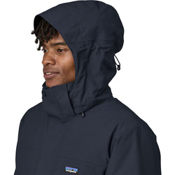 Patagonia Men's Tres 3-in1 Parka in Black model hood
