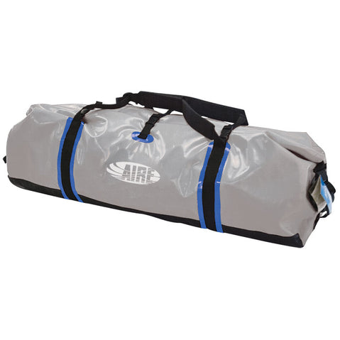 AIRE Alaska Adventure Duffel Bag in Grey/Blue angle