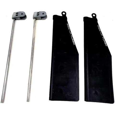 Hobie Kick Up Turbo Fin Kit blades and masts
