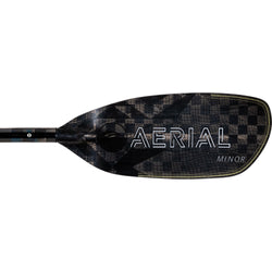 Aqua-Bound Aerial Minor Carbon Versa-Lok Straight Shaft 4-Piece Kayak Paddle right blade frontside