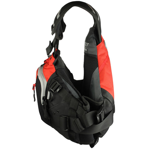 Stohlquist Descent Rescue Lifejacket (PFD) red side