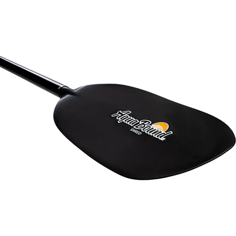 Aqua-Bound Shred Carbon Whitewater 1-Piece Kayak Paddle blade angle