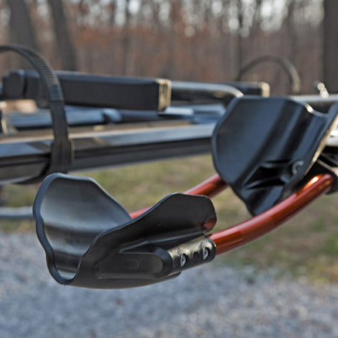 Kuat NV 2.0 2 Bike Hitch Rack Gray Metallic wheel cradle