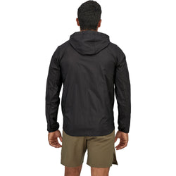 Patagonia Men's Houdini Jacket in Black model view front