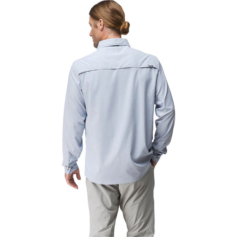 NRS Men's Caye Long Sleeve Shirt in Daybreak model back