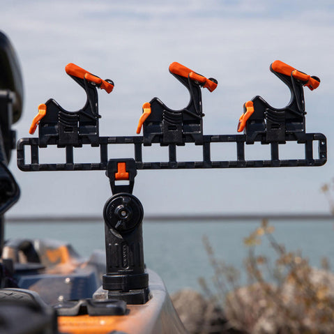 YakAttack SideStage Pro Rod Holder Rack lifestyle