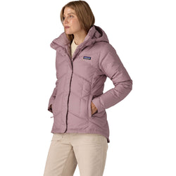 Patagonia Women's Down With It Jacket in Stormy Mauve model front