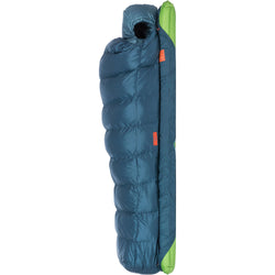 Big Agnes Lost Ranger 3N1 0 Degree Down Sleeping Bag in Legion Blue/Tapestry side